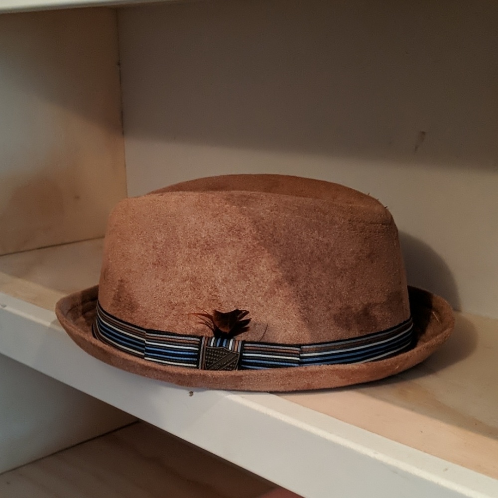 Adorable Fedora Suede Brown Hat